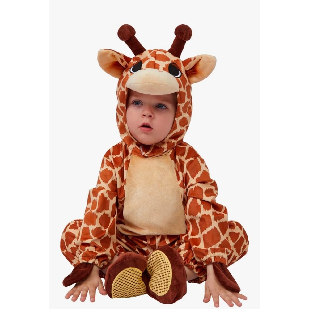 Spooktacular Creations Toddler Giraffe Halloween Costume Animal Jumpsuit 12-18m‎